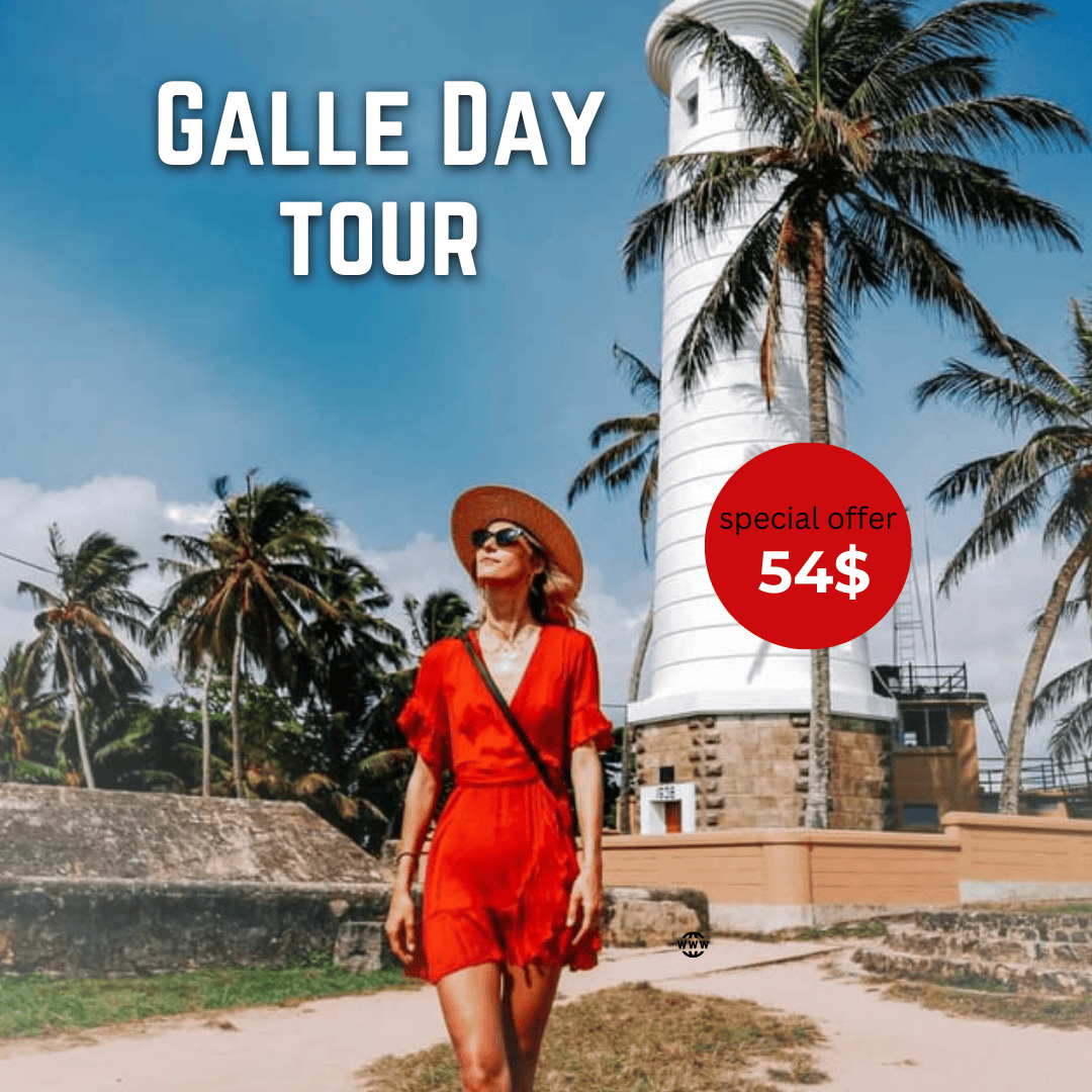 Scenic view of Galle and Bentota, showcasing a day tour from Colombo with historic architecture and coastal beauty.
